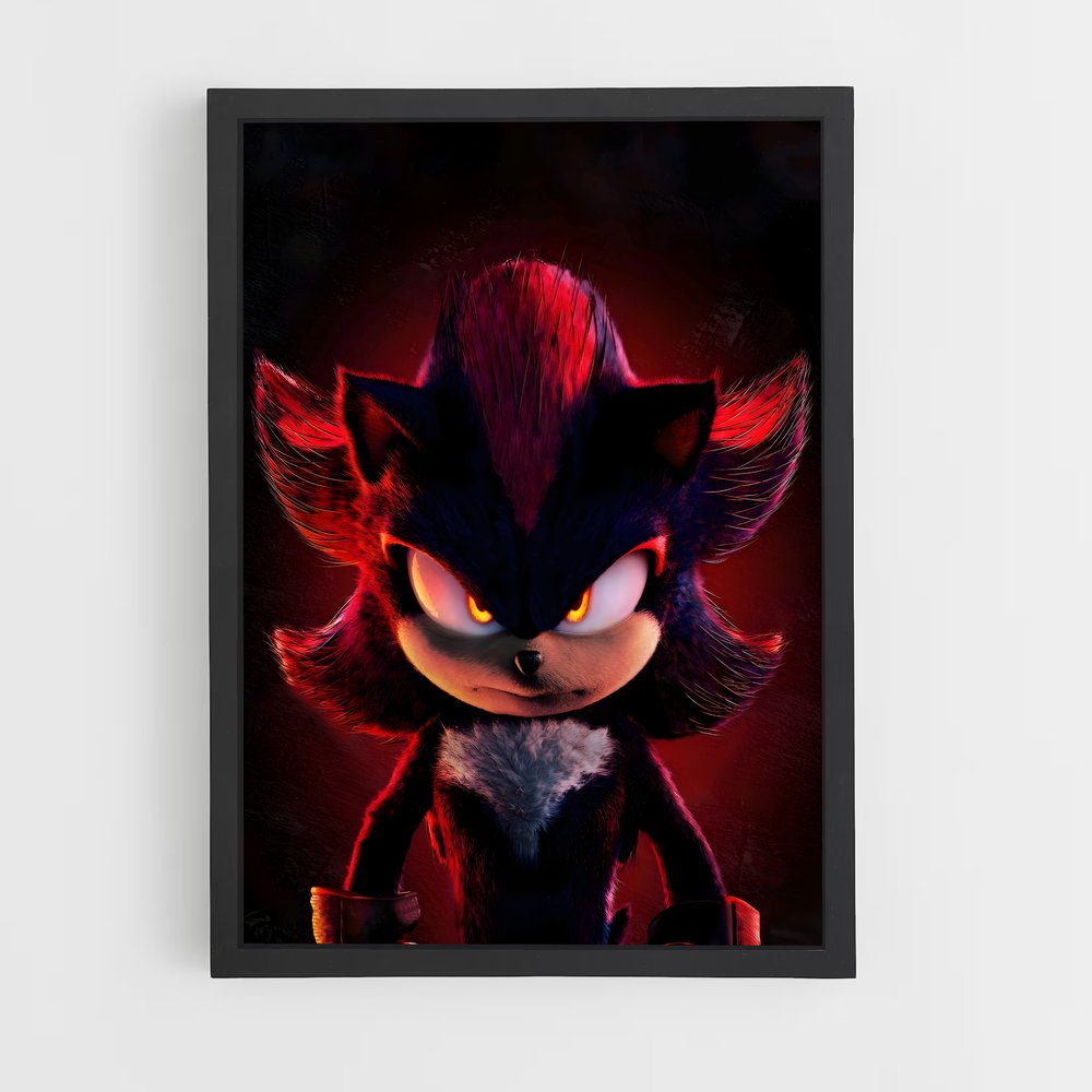 Poster Shadow Speedster – affiche Sonic (vue 2)